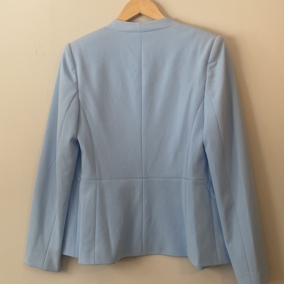 EUC Calvin Klein Baby Blue Suit Jacket - Picture 3 of 5